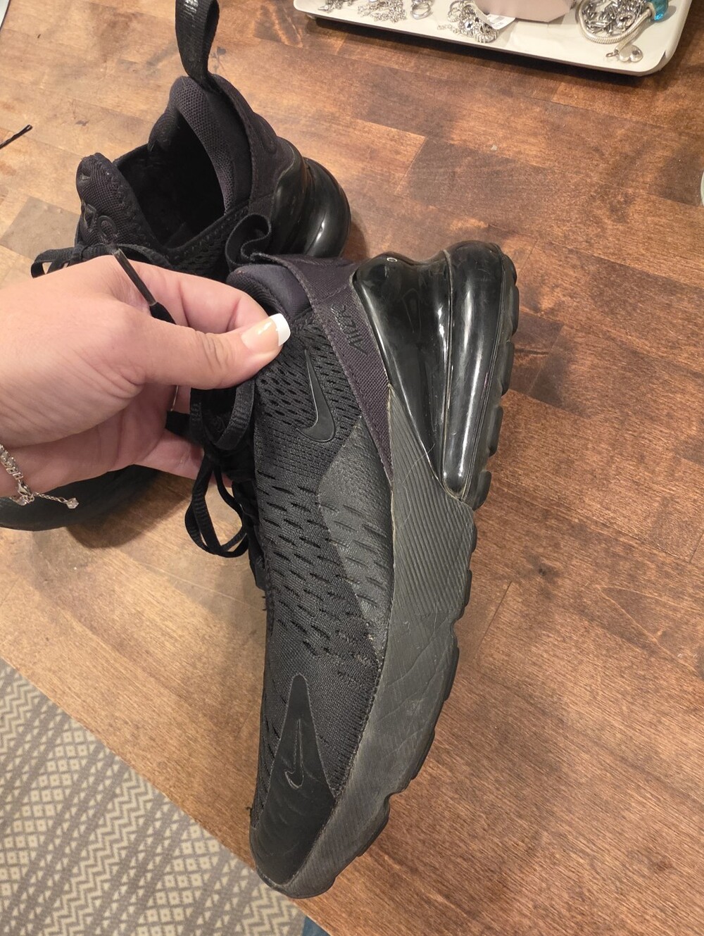 Nike Youth All-Black Air Max  Sneakers